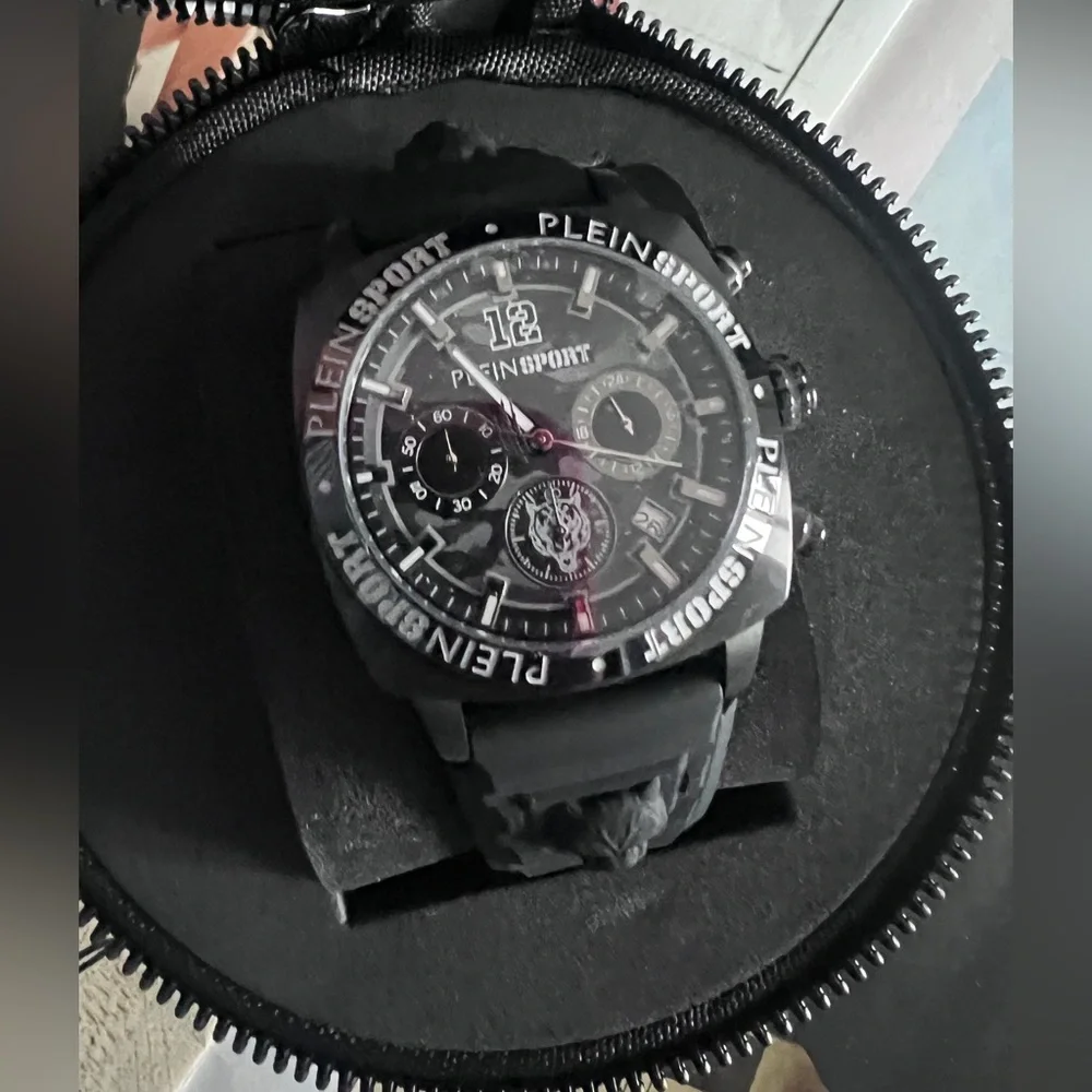 Plein Sport Black Chronograph Watch